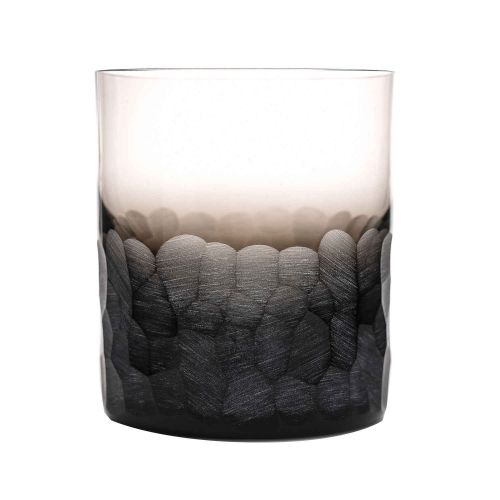 Moser Pebbles Smoke Double Old Fashioned 370 Ml 26638/1/I-370ml-Tumbler-CutPebbles-Smoke
