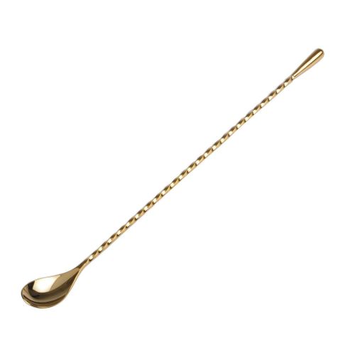 Japanese Bar Tools  30cm Tear Drop Spoon Gold AG94052G