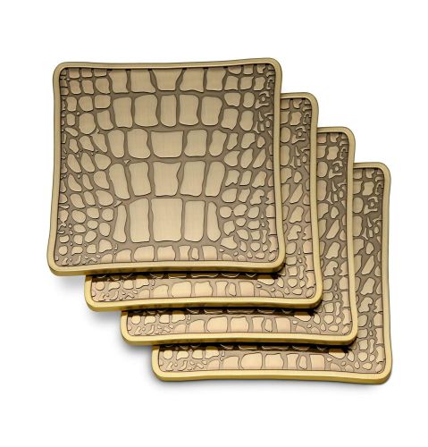 L'Objet  Crocodile Coasters Set of 4 CR12