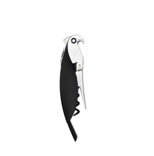 Alessi Parrot Corkscrew Black AAM32B