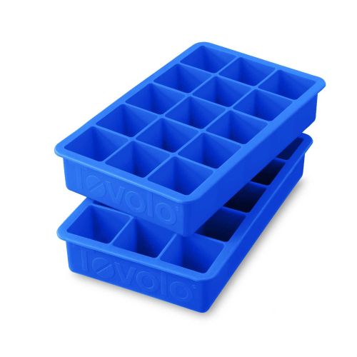 Tovolo Perfect Cube Ice Tray Blue Set of 2 81-10185